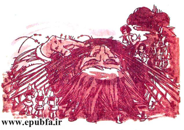 کتاب قصه کودکانه گالیور در جزیره کوتولهها - سفرهای گالیور-آرشیو قصه و داستان قدیمی ایپابفا